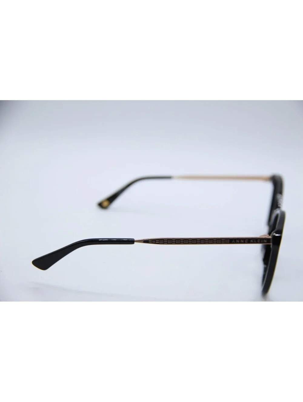 Anne Klein Ak7079 001 Black Gold Authentic Frames Eyeglasses 54-17